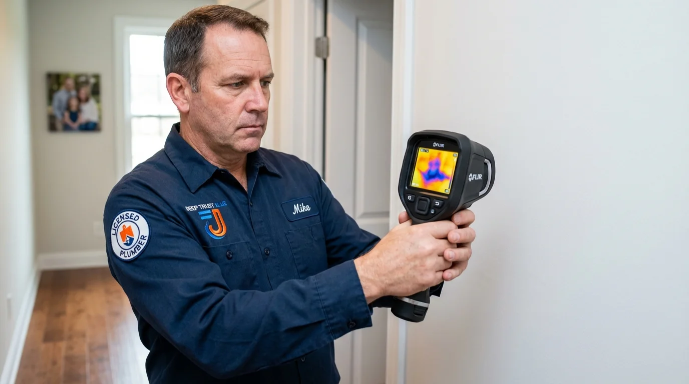 Thermal imaging leak detection by Johns Plumbing LLC in Lemoore